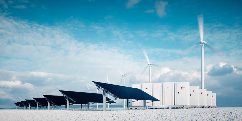 Parque Solar Fotovoltaico con Baterías de Litio